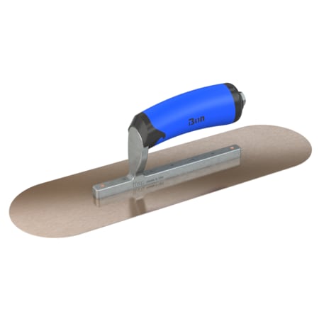 Steel City Trowels By Bon Bon 67-105 Pool Trowel, Golden Stainless, 14 X 4, Comfort Grip 67-105